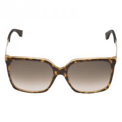 مملوكة مسبقًا نظارة شمسية فندي FF0076 إطار ترتواز مربعة