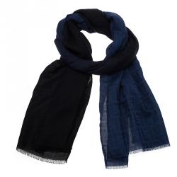 Pre Owned وشاح فندي زوكا أومبريه أزرق