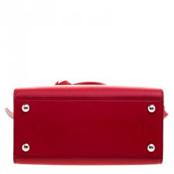Pre Owned Fendi Red Leather Mini 3Jours Tote