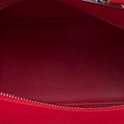Pre Owned Fendi Red Leather Mini 3Jours Tote