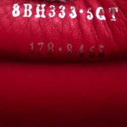 Pre Owned Fendi Red Leather Mini 3Jours Tote