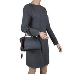 Pre Owned Fendi Black Leather Mini 3Jours Tote