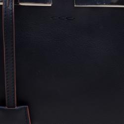 Pre Owned Fendi Black Leather Mini 3Jours Tote