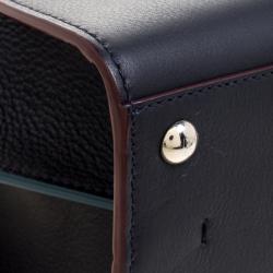 Pre Owned Fendi Black Leather Mini 3Jours Tote