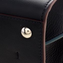 Pre Owned Fendi Black Leather Mini 3Jours Tote