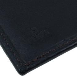 Pre Owned Fendi Brown Zucchino Canvas Agenda