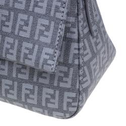 Pre Owned Fendi Grey Zucchino Mini Mama Chain bag