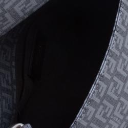 Pre Owned Fendi Grey Zucchino Mini Mama Chain bag