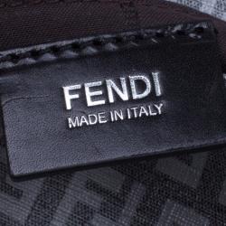 Pre Owned Fendi Grey Zucchino Mini Mama Chain bag