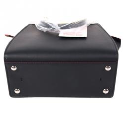 Pre Owned Fendi Black Calfskin Leather Mini 3Jours Tote