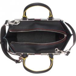 Pre Owned Fendi Black Calfskin Leather Mini 3Jours Tote