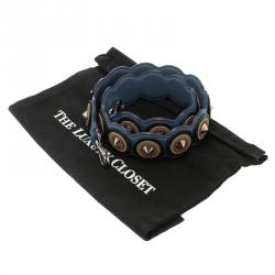 Pre Owned Fendi Multicolor Leather Studded Strap
