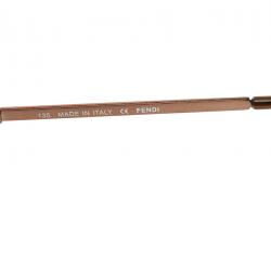 Pre Owned نظارة شمسية فندي FS5166K بنية