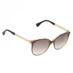 Fendi Tortoise Frame FF0078 Cat Eye Sunglasses