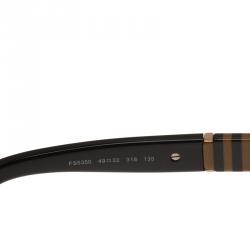 Pre Owned نظارة شمسية فندي 5350 بيج وبني مستديرة