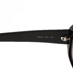مملوكة مسبقًا Fendi Black FS5131 Rectangle Sunglasses