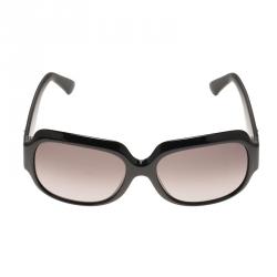 Pre Owned نظارة شمسية فندي FS5011R مربعة سوداء مرصعة بالجواهر