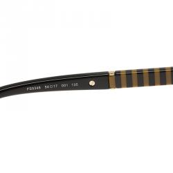 مملوكة مسبقًا نظارة شمسية فندي FS5348  سوداء مستديرة