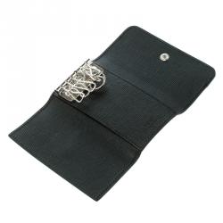 Pre Owned Fendi Tobacco Zucca Coated Canvas Key Holder