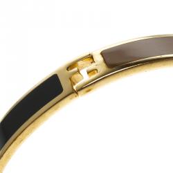 Pre Owned سوار فندي ذا فنديستا إيناميل ذهبي اللون M