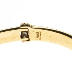 Pre Owned سوار فندي ذا فنديستا إيناميل ذهبي اللون M