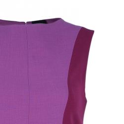 Pre Owned Fendi Colorblock Shift Dress S