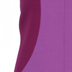 Pre Owned Fendi Colorblock Shift Dress S