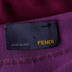 Pre Owned Fendi Colorblock Shift Dress S