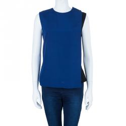 Pre Owned Fendi Sleeveless Colorblock Top M