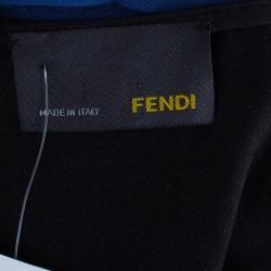 Pre Owned Fendi Sleeveless Colorblock Top M