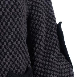 Pre Owned Fendi Wool Knit Long Button Down Cardigan M