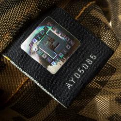 Pre Owned Fendi Tobacco Zucca Mesh Cabas Tote