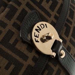 Fendi Tobacco Zucca Canvas Medium Messenger Bag

