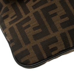 Fendi Tobacco Zucca Canvas Medium Messenger Bag
