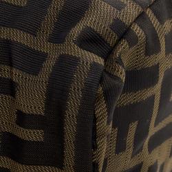 Fendi Tobacco Zucca Canvas Bowling Bag