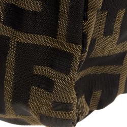 Fendi Tobacco Zucca Canvas Bowling Bag