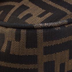 Pre Owned Fendi Tobacco Zucca Canvas Crossbody Bag