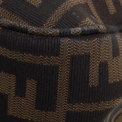 Pre Owned Fendi Tobacco Zucca Canvas Crossbody Bag