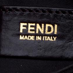 Pre Owned Fendi Tobacco Zucca Canvas Shoulder Bag