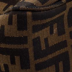 Pre Owned Fendi Tobacco Zucca Canvas Shoulder Bag