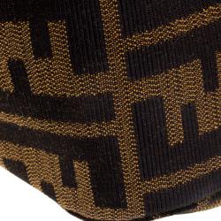 Pre Owned Fendi Tobacco Zucca Canvas Shoulder Bag