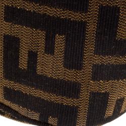 Pre Owned Fendi Tobacco Zucca Canvas Shoulder Bag