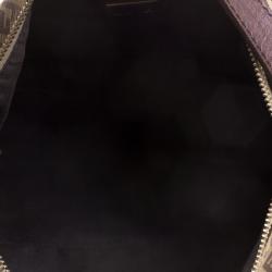 Pre Owned Fendi Brown Zucchino Canvas Shoulder Bag