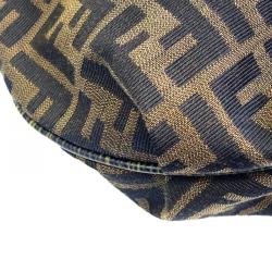 Pre Owned Fendi Tobacco Zucca Canvas Chef Hobo