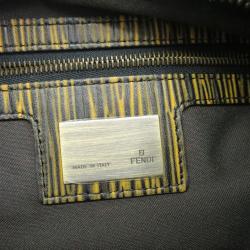 Pre Owned Fendi Tobacco Zucca Canvas Chef Hobo
