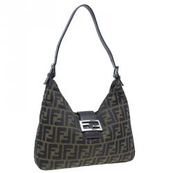 مملوكة مسبقًا حقيبة هوبو فندي كانفاس بني زوكا