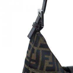 مملوكة مسبقًا حقيبة هوبو فندي كانفاس بني زوكا