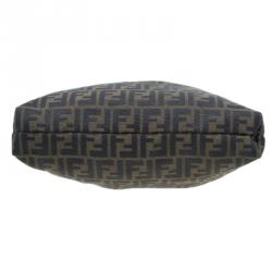 Pre Owned Fendi brown Zucca Hobo Shoulder bag
