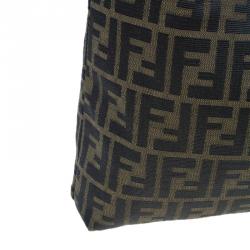 Pre Owned Fendi brown Zucca Hobo Shoulder bag