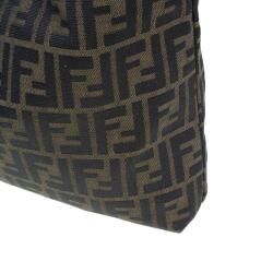 Pre Owned Fendi brown Zucca Hobo Shoulder bag
